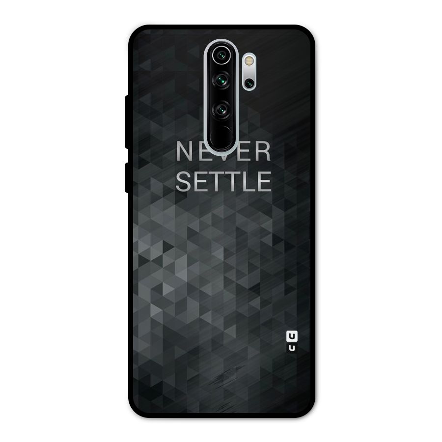 Abstract No Settle Metal Back Case for Redmi Note 8 Pro