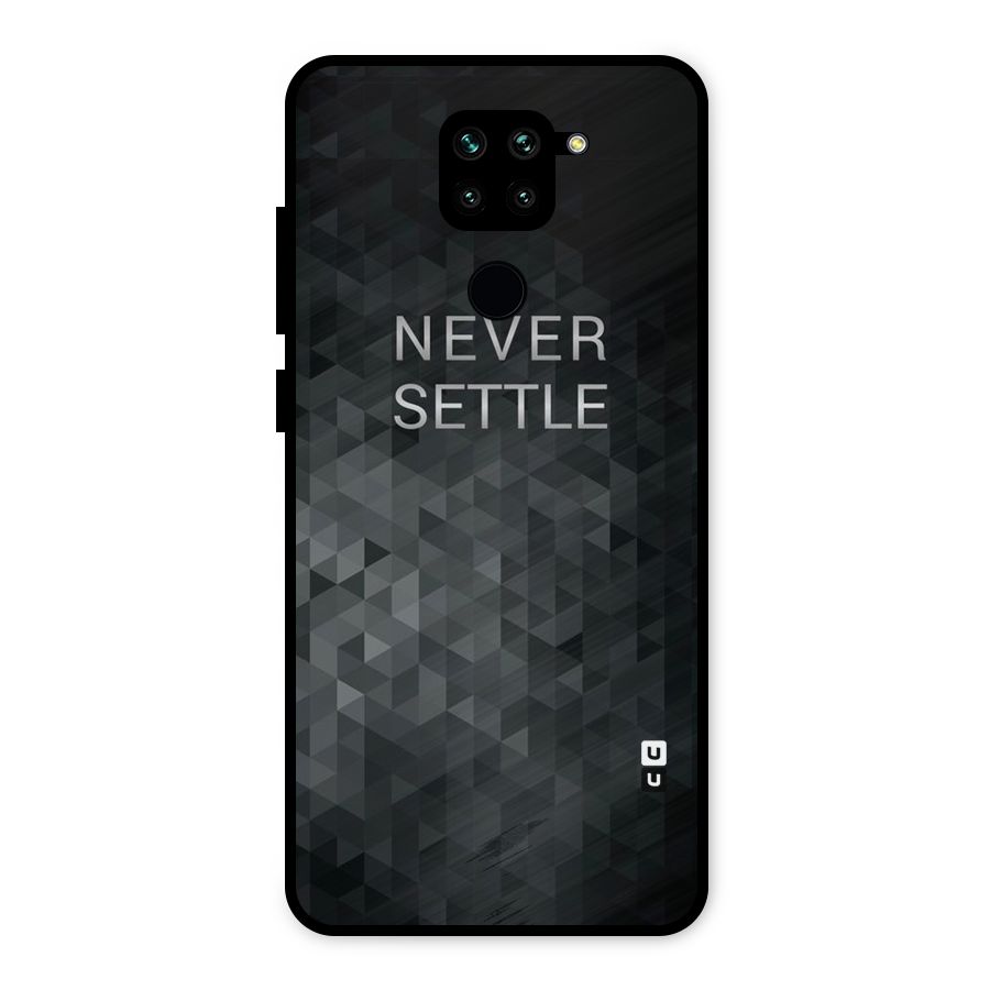 Abstract No Settle Metal Back Case for Redmi Note 9