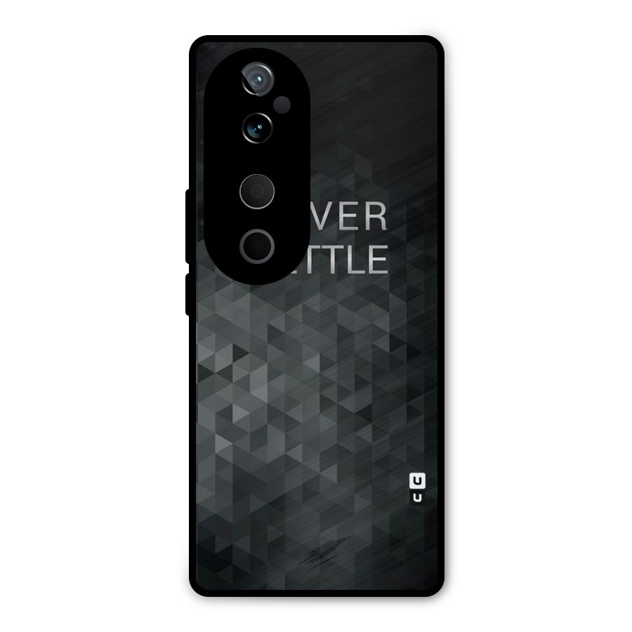 Abstract No Settle Metal Back Case for Vivo T3 Ultra