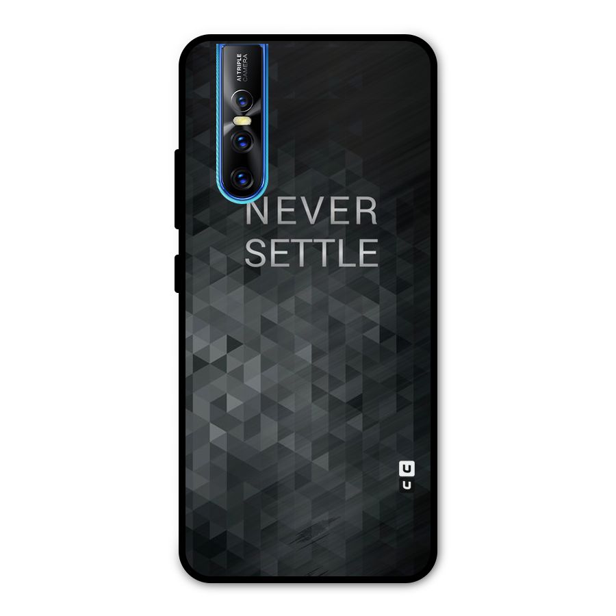 Abstract No Settle Metal Back Case for Vivo V15 Pro