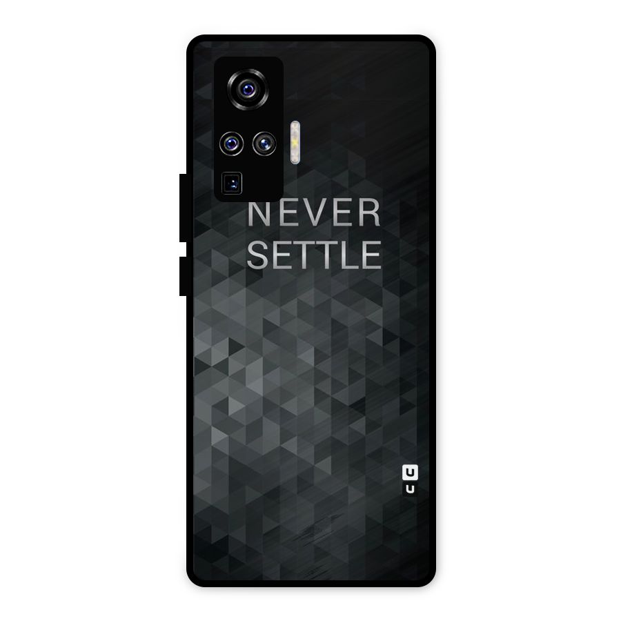 Abstract No Settle Metal Back Case for Vivo X50 Pro