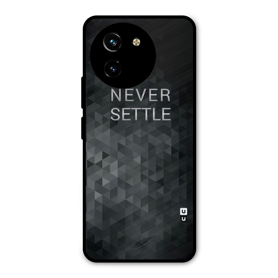 Abstract No Settle Metal Back Case for Vivo Y200i