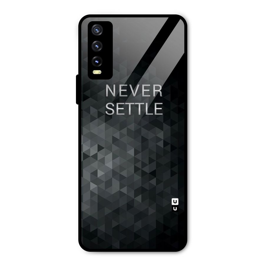 Abstract No Settle Metal Back Case for Vivo Y20g