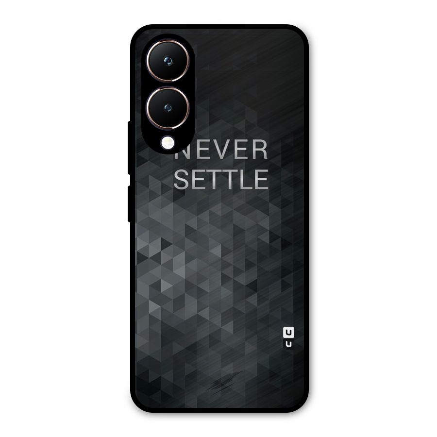 Abstract No Settle Metal Back Case for Vivo Y28