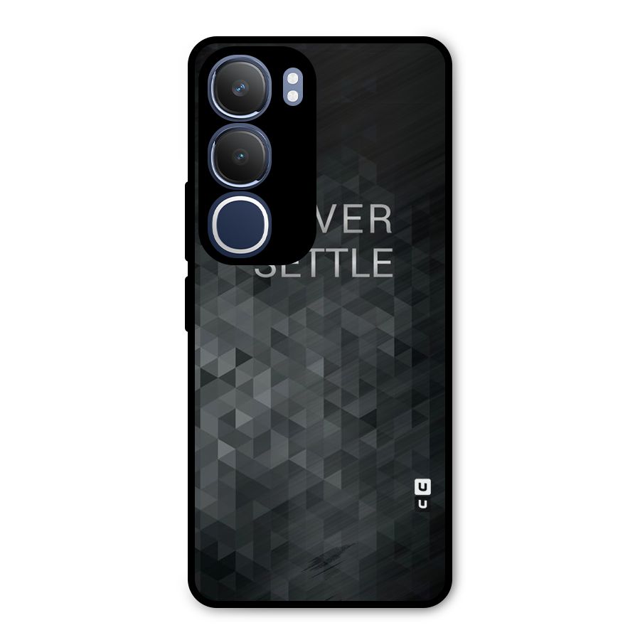 Abstract No Settle Metal Back Case for Vivo Y29