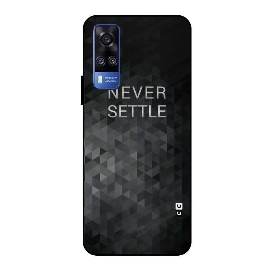 Abstract No Settle Metal Back Case for Vivo Y51