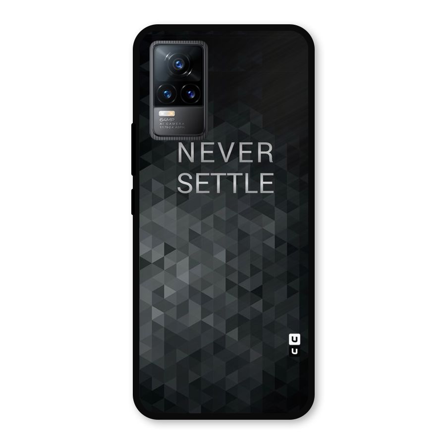 Abstract No Settle Metal Back Case for Vivo Y73