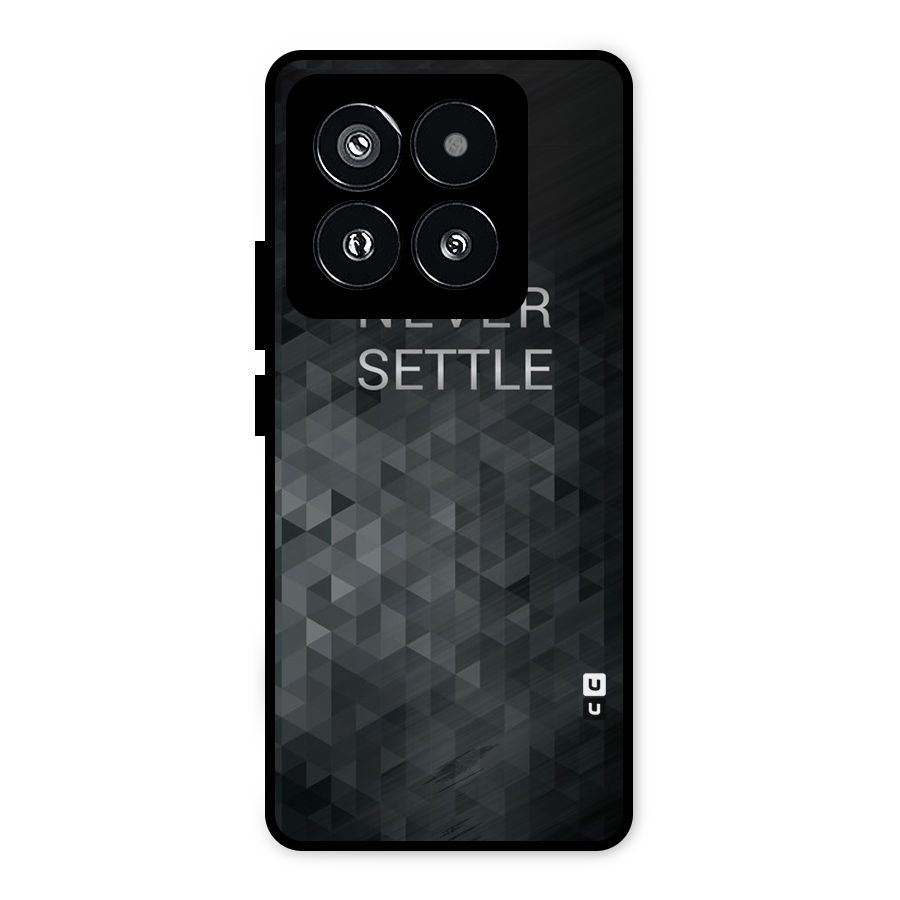Abstract No Settle Metal Back Case for Xiaomi 14 Pro