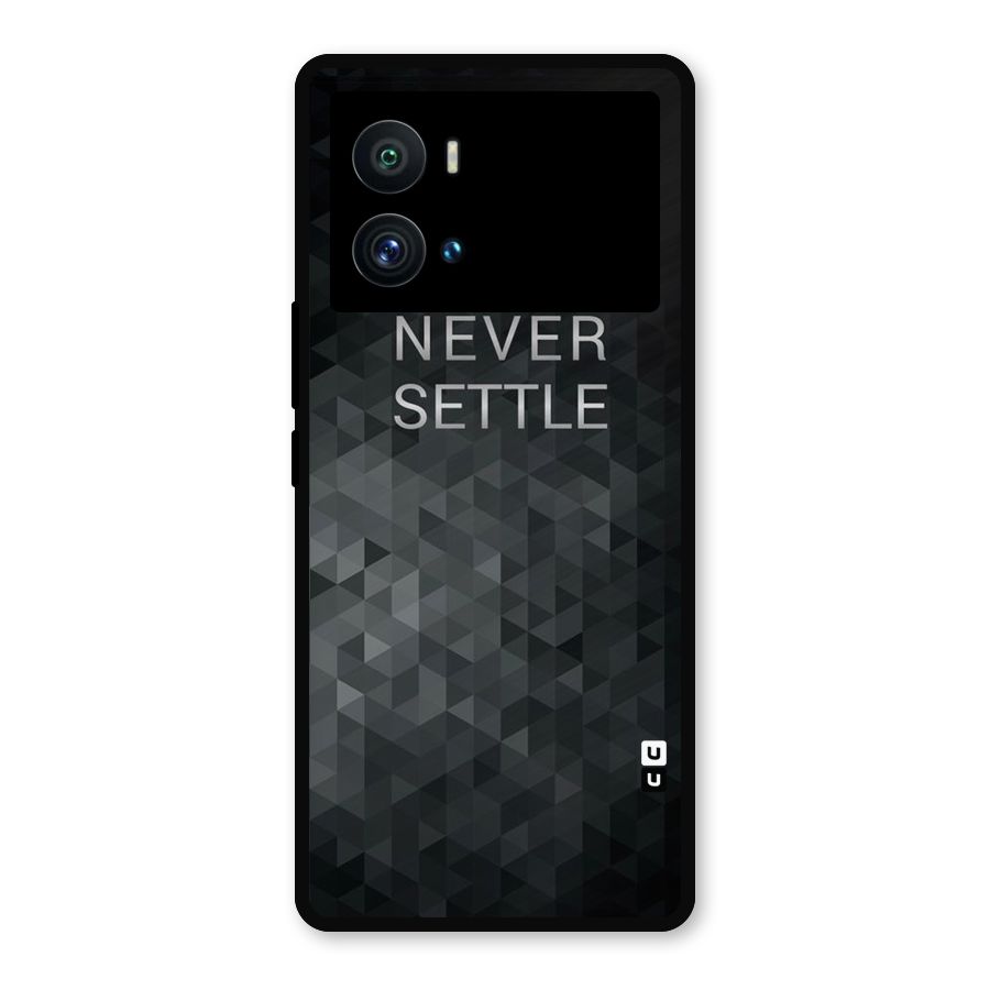 Abstract No Settle Metal Back Case for iQOO 9 Pro