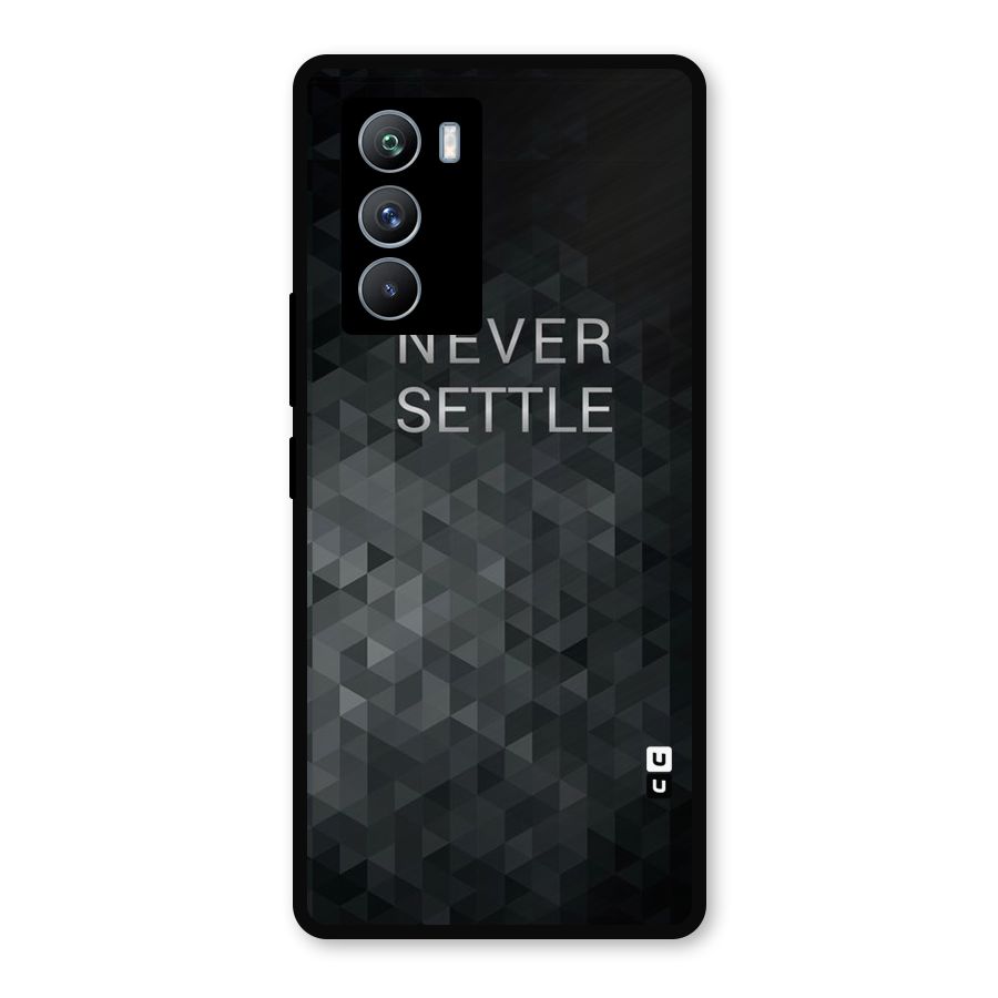 Abstract No Settle Metal Back Case for iQOO 9 SE