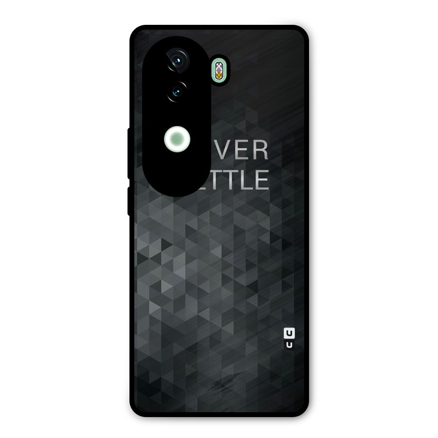 Abstract No Settle Metal Back Case for iQOO Z9s