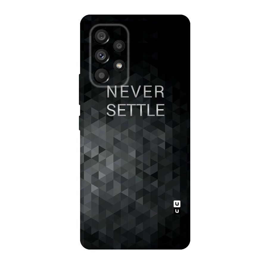 Abstract No Settle Original Polycarbonate Back Case for Galaxy A53 5G
