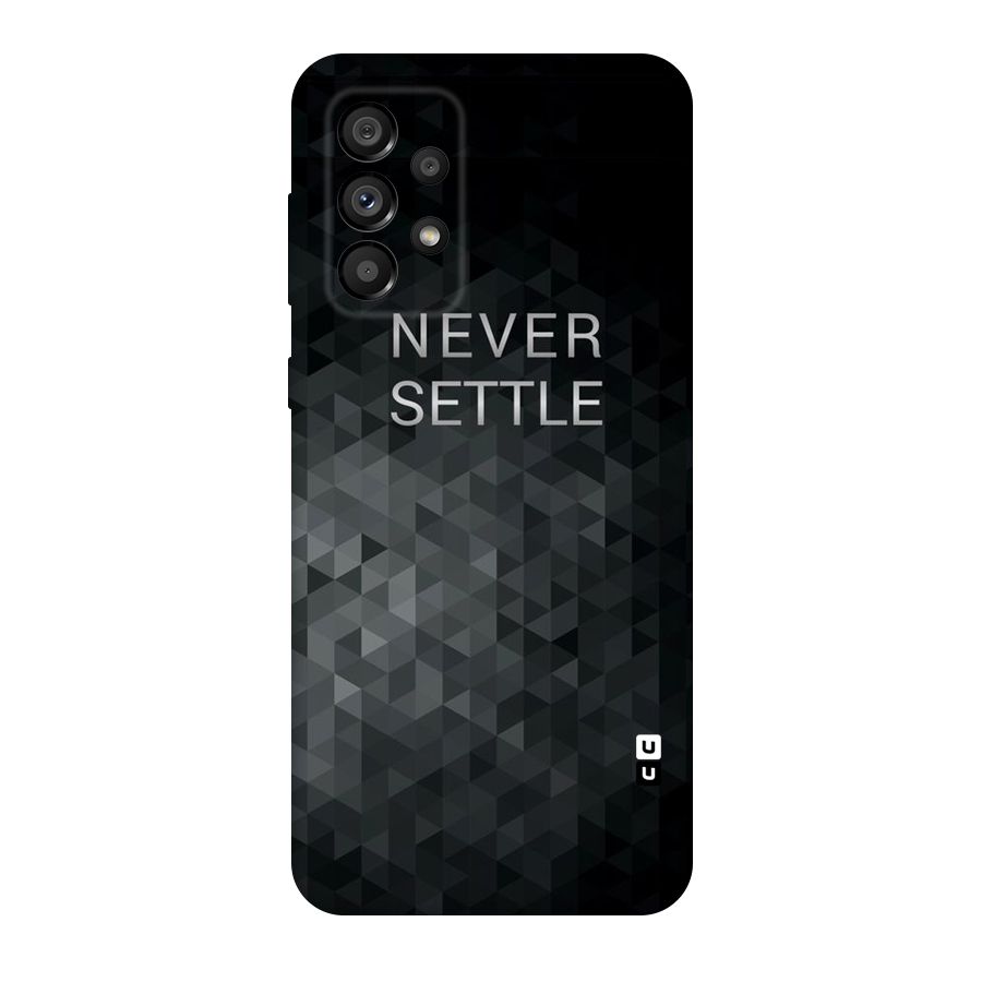 Abstract No Settle Original Polycarbonate Back Case for Galaxy A73 5G