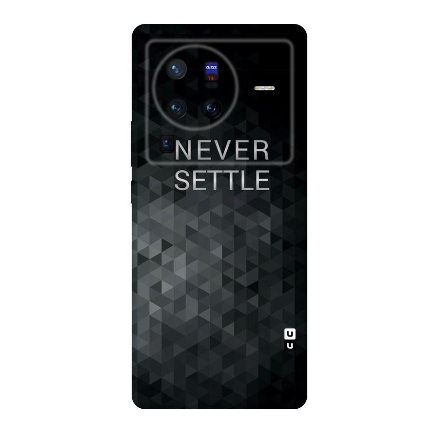 Abstract No Settle Original Polycarbonate Back Case for Vivo X80