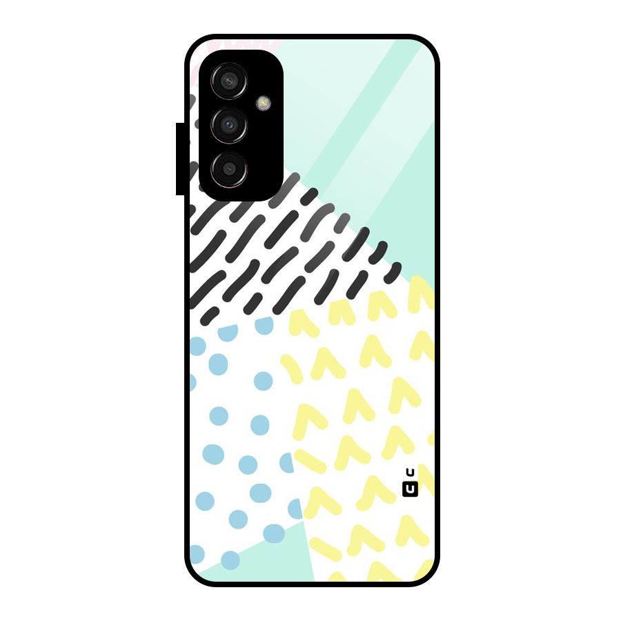 Abstract Pastel Glass Back Case for Galaxy F13