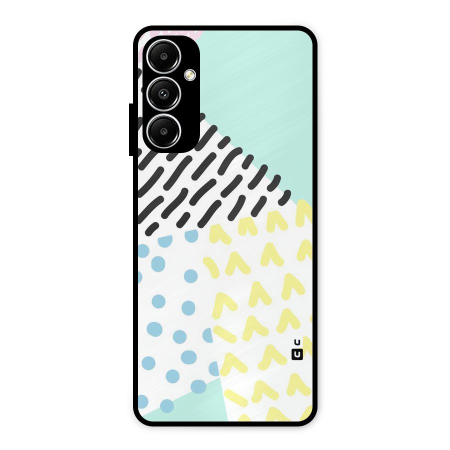 Abstract Pastel Metal Back Case for Galaxy A05s