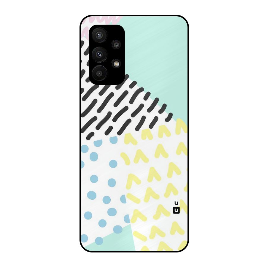 Abstract Pastel Metal Back Case for Galaxy A23