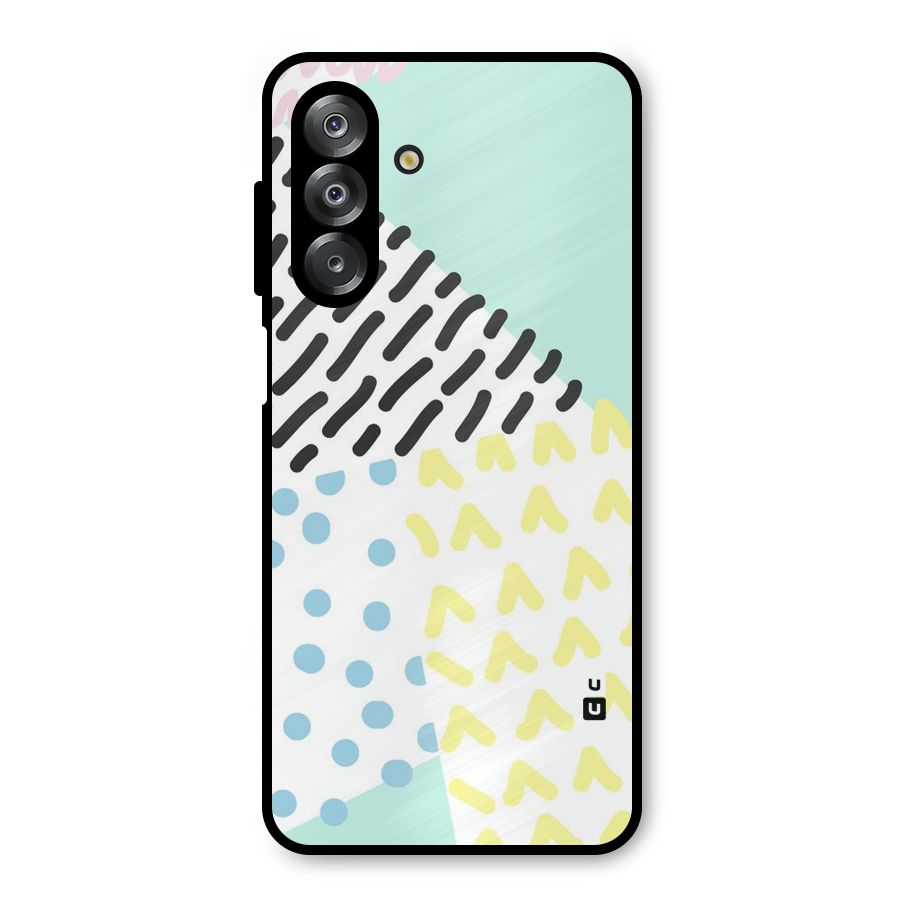 Abstract Pastel Metal Back Case for Galaxy A26
