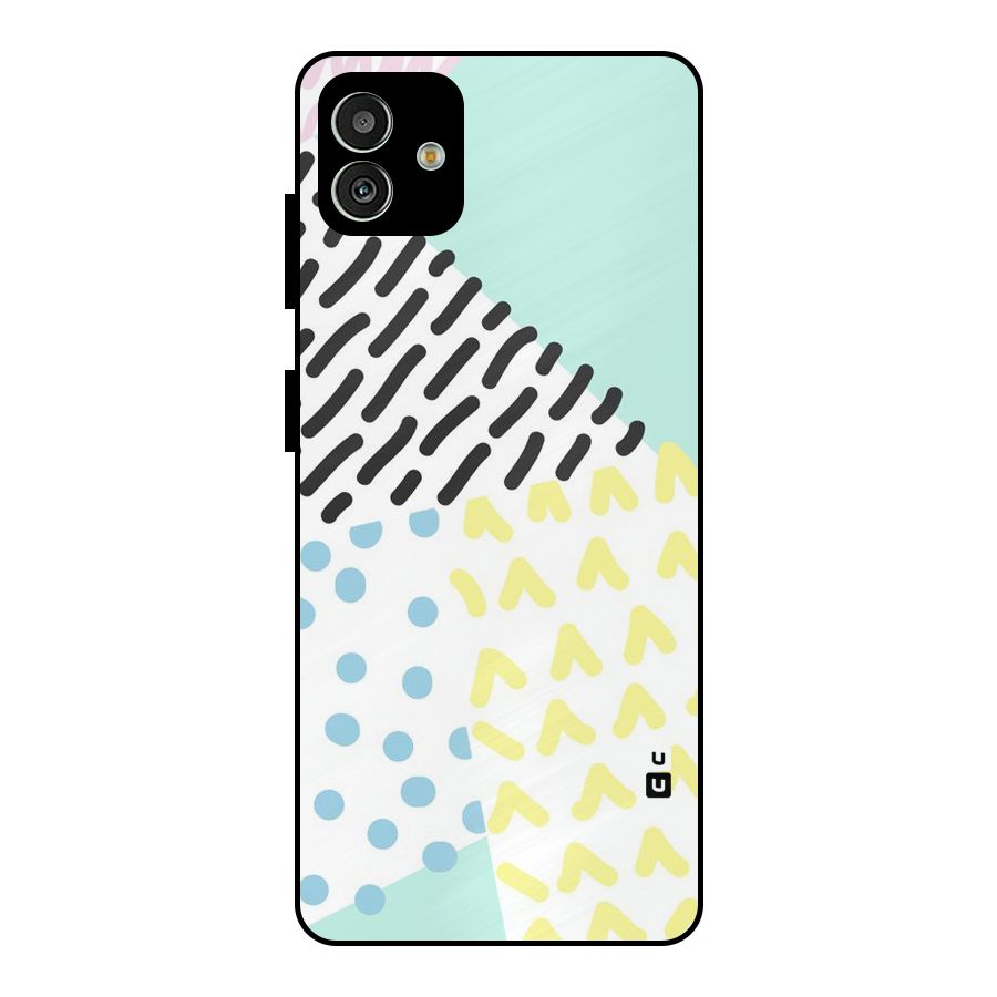 Abstract Pastel Metal Back Case for Galaxy M13 5G