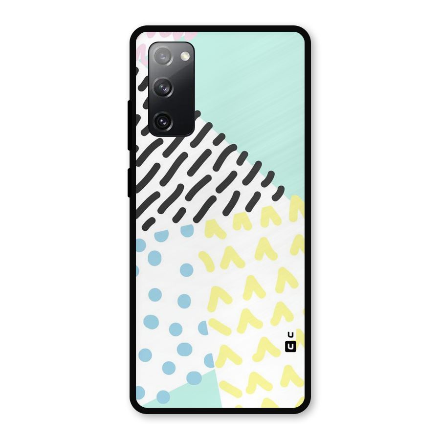 Abstract Pastel Metal Back Case for Galaxy S20 FE