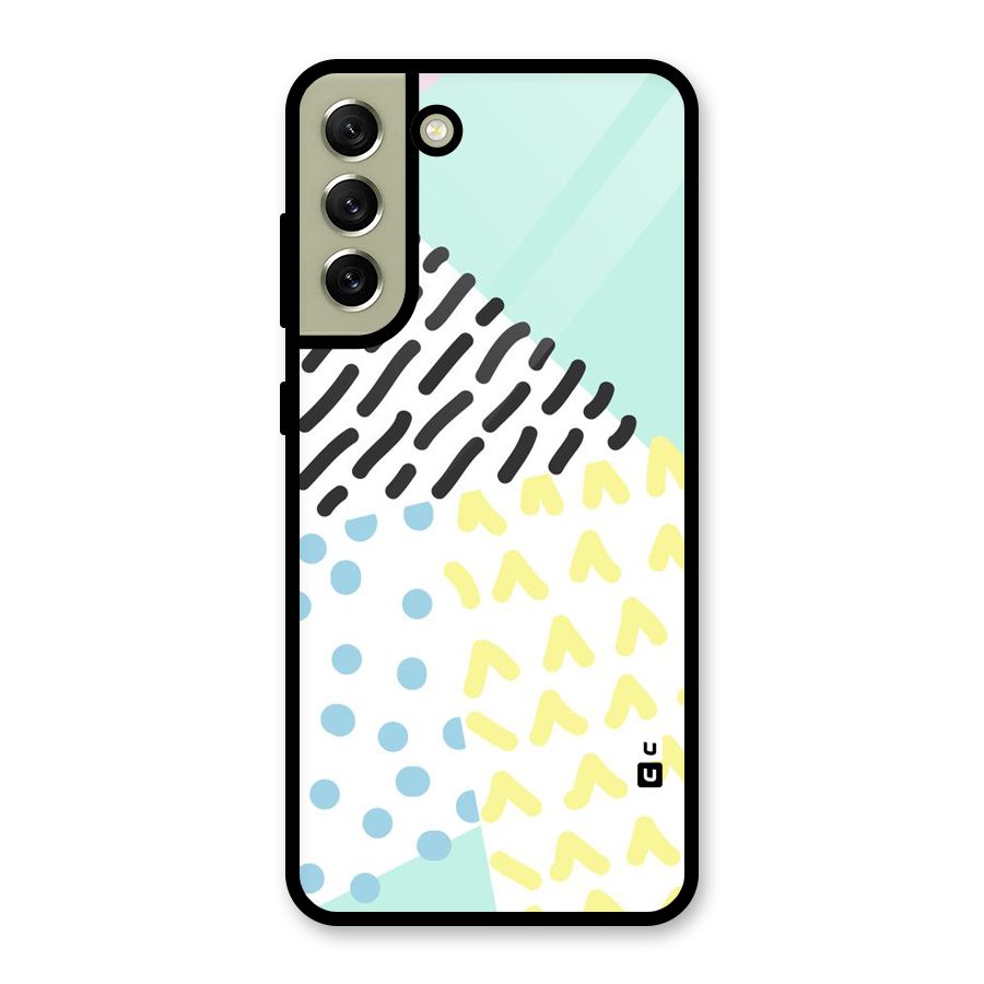Abstract Pastel Metal Back Case for Galaxy S21 FE 5G (2023)