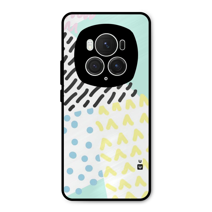 Abstract Pastel Metal Back Case for Honor Magic6 Pro
