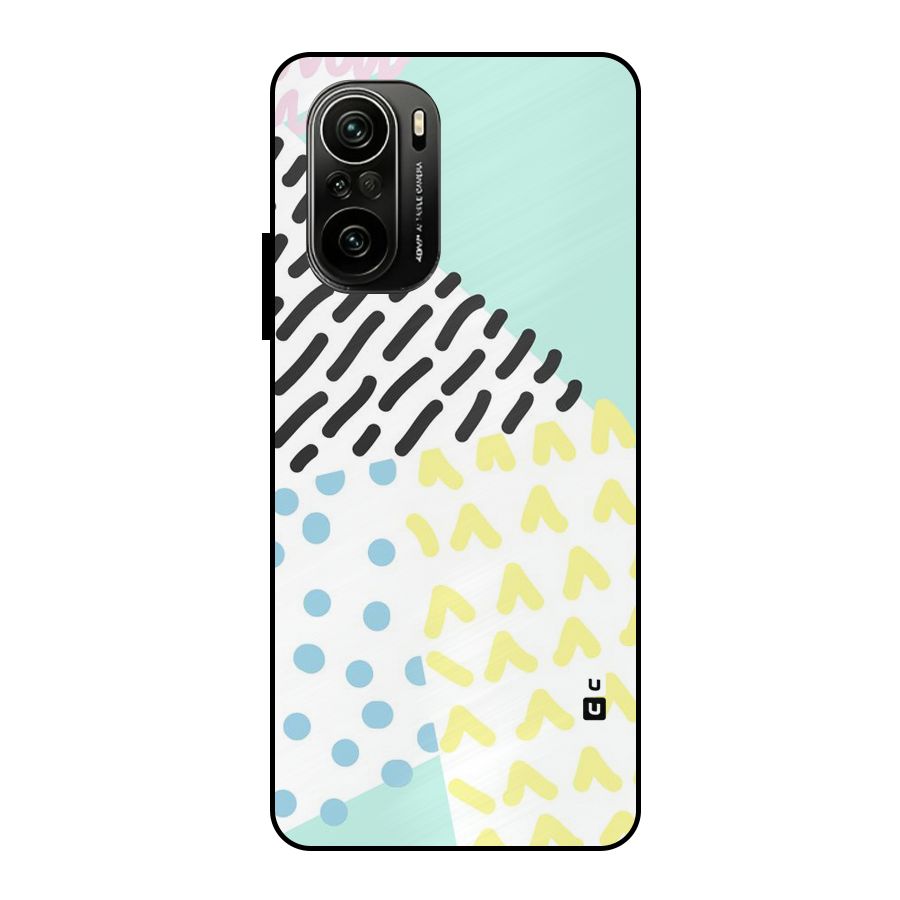 Abstract Pastel Metal Back Case for Mi 11x