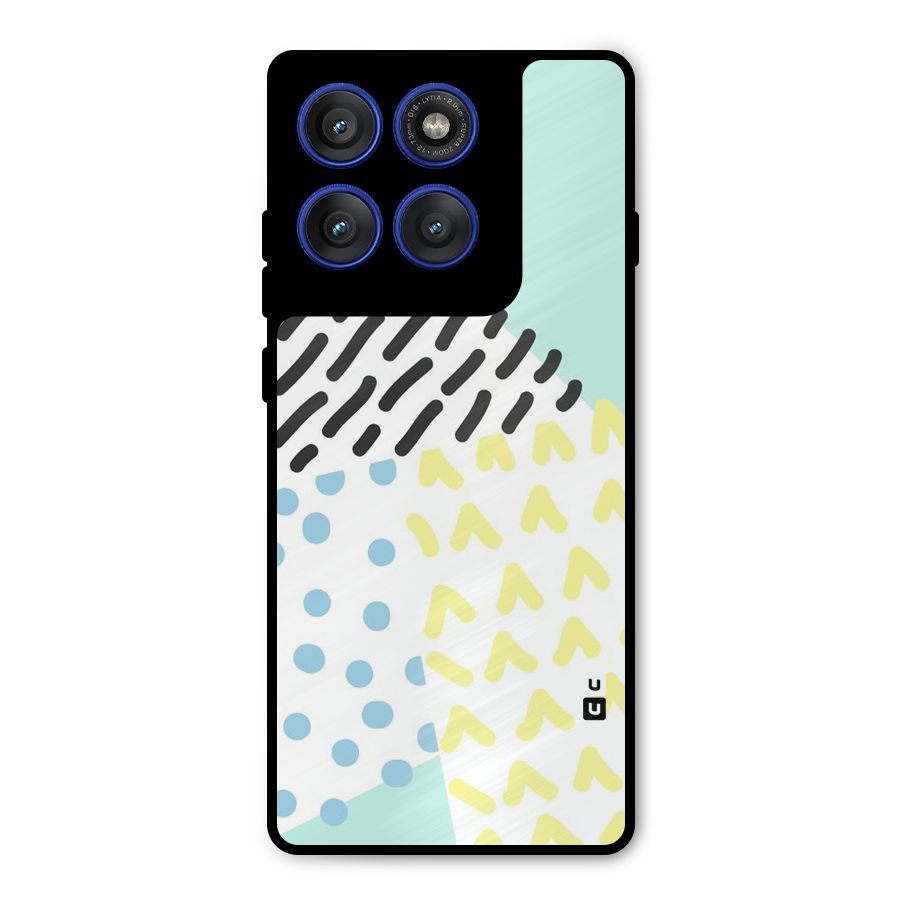 Abstract Pastel Metal Back Case for Motorola Edge 60 Pro