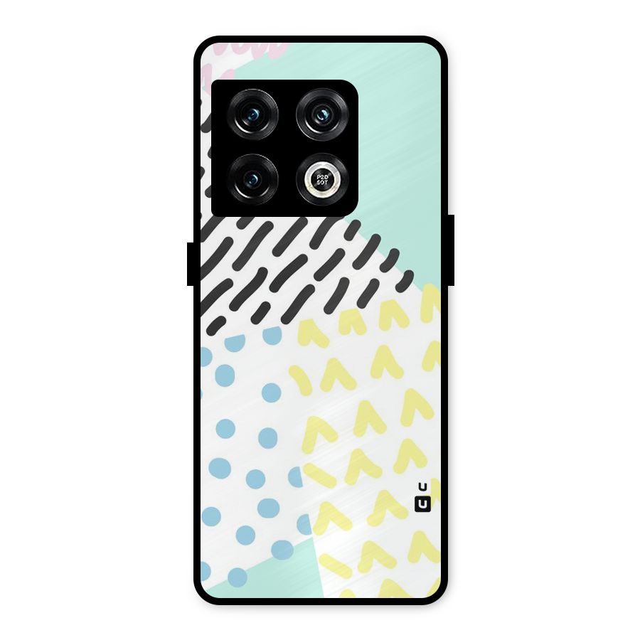 Abstract Pastel Metal Back Case for OnePlus 10 Pro 5G