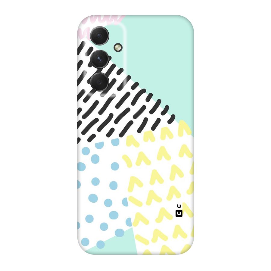 Abstract Pastel Original Polycarbonate Back Case for Galaxy A54