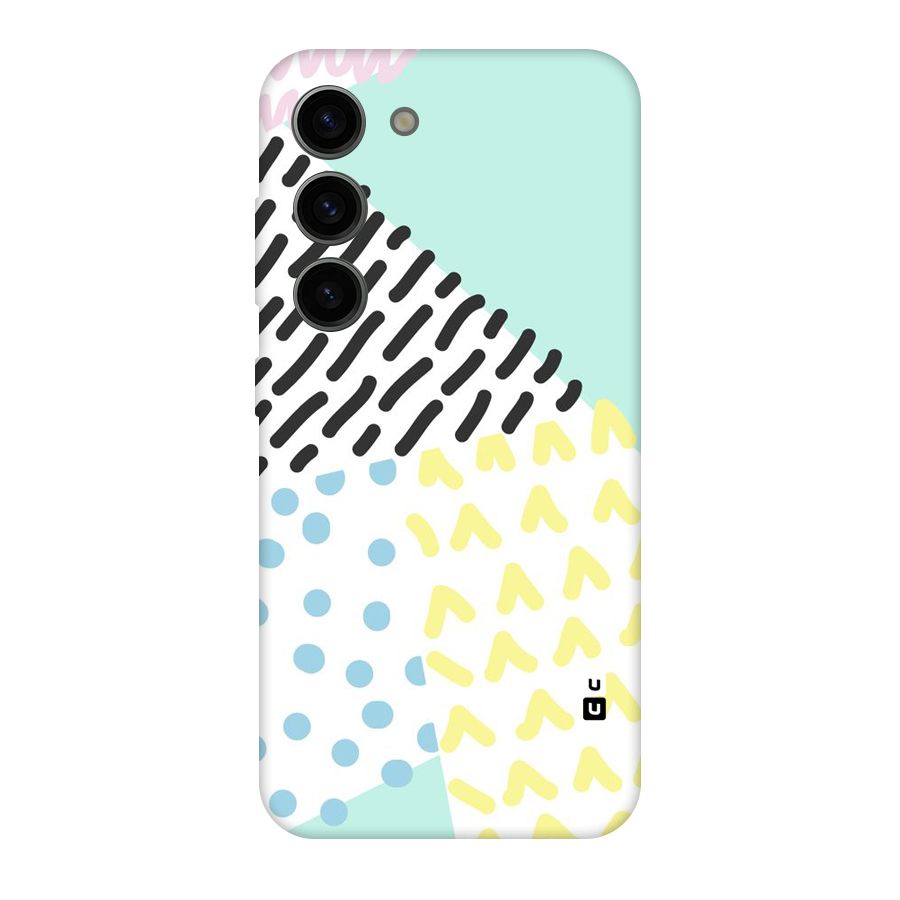 Abstract Pastel Original Polycarbonate Back Case for Galaxy S23