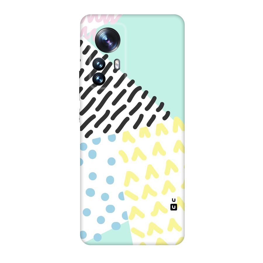 Abstract Pastel Original Polycarbonate Back Case for Xiaomi 12 Pro