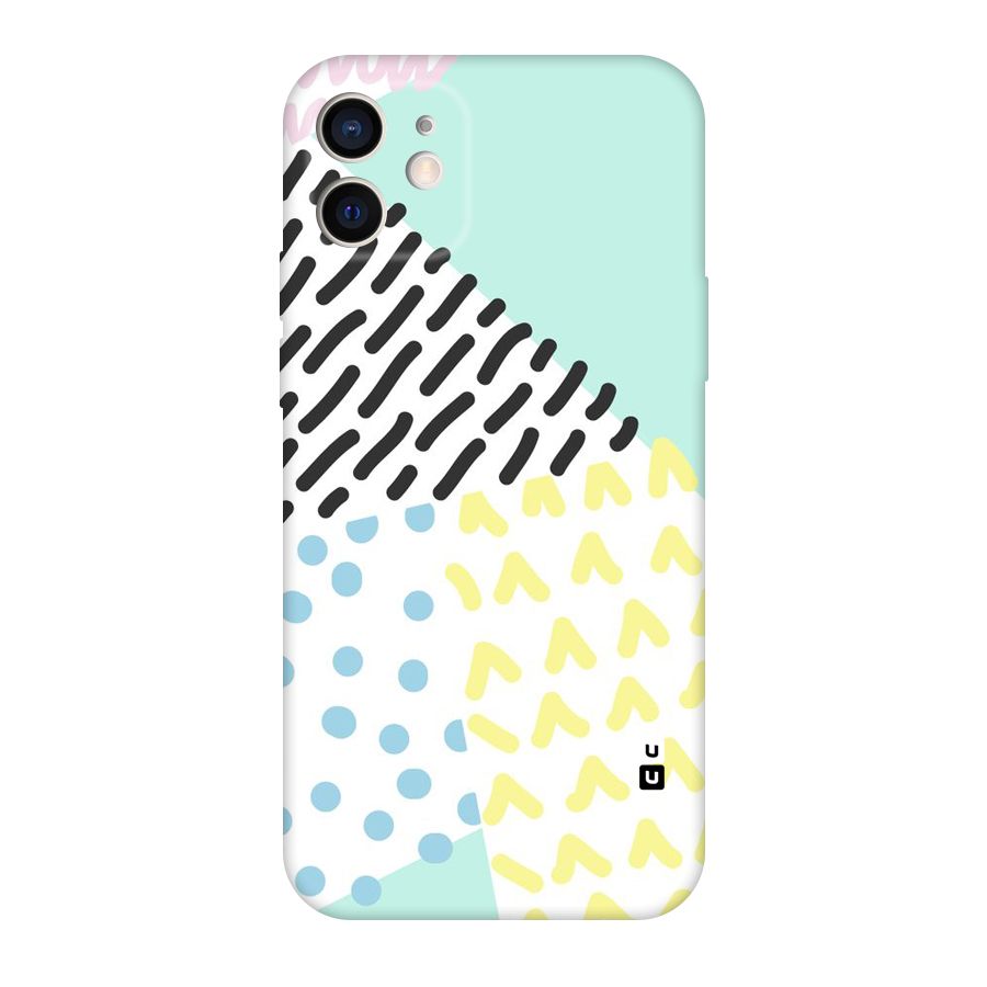Abstract Pastel Original Polycarbonate Back Case for iPhone 12