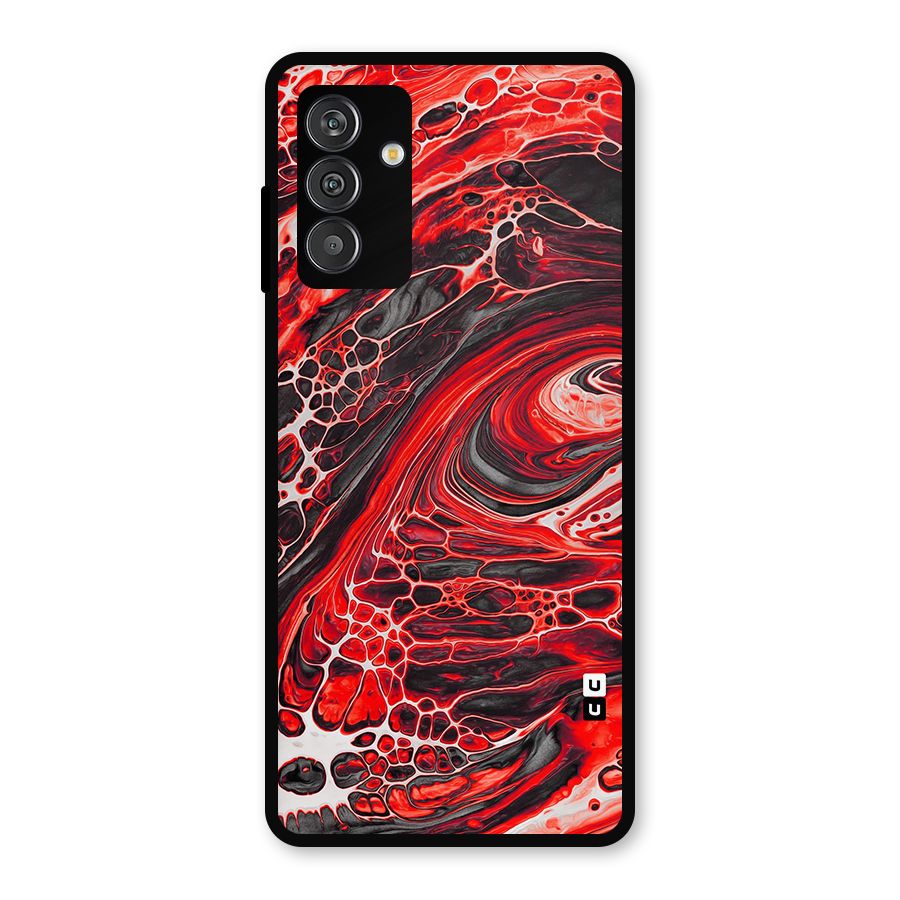 Abstract Pattern Gradient Marbled Metal Back Case for Galaxy F13