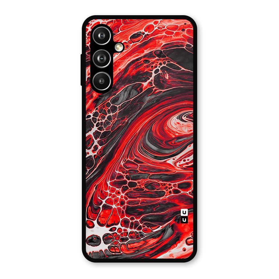 Abstract Pattern Gradient Marbled Metal Back Case for Galaxy F54