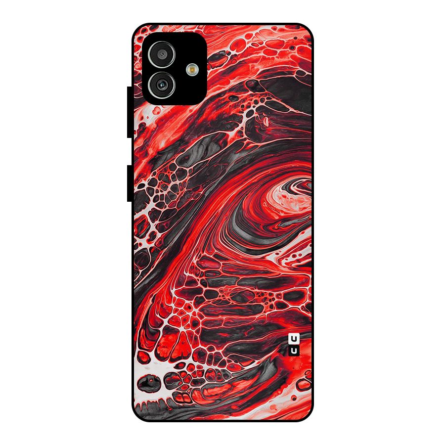 Abstract Pattern Gradient Marbled Metal Back Case for Galaxy M13 5G