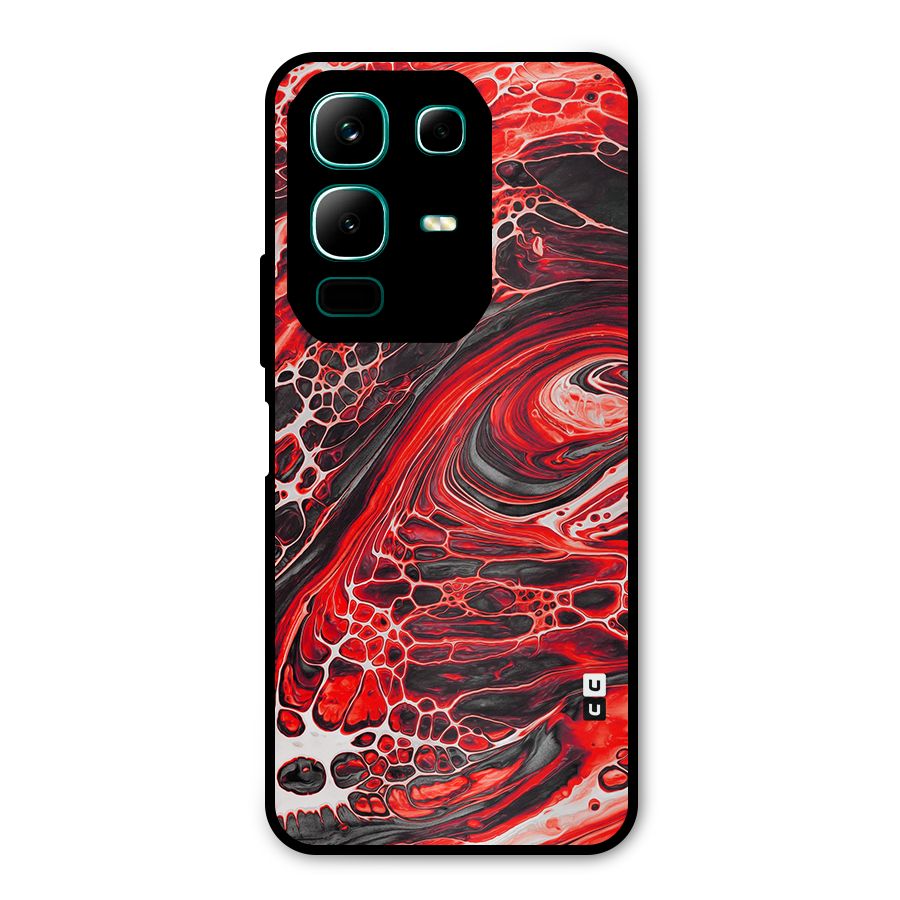 Abstract Pattern Gradient Marbled Metal Back Case for Infinix Note 50x