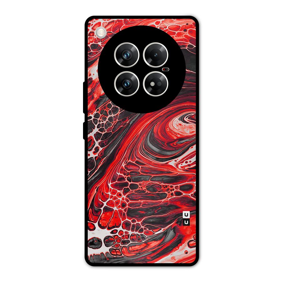 Abstract Pattern Gradient Marbled Metal Back Case for Infinix Zero 40 5G