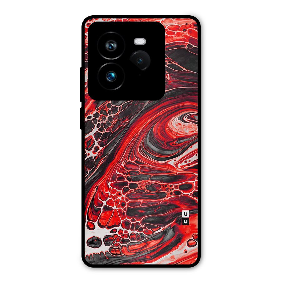 Abstract Pattern Gradient Marbled Metal Back Case for Realme GT 7 Pro