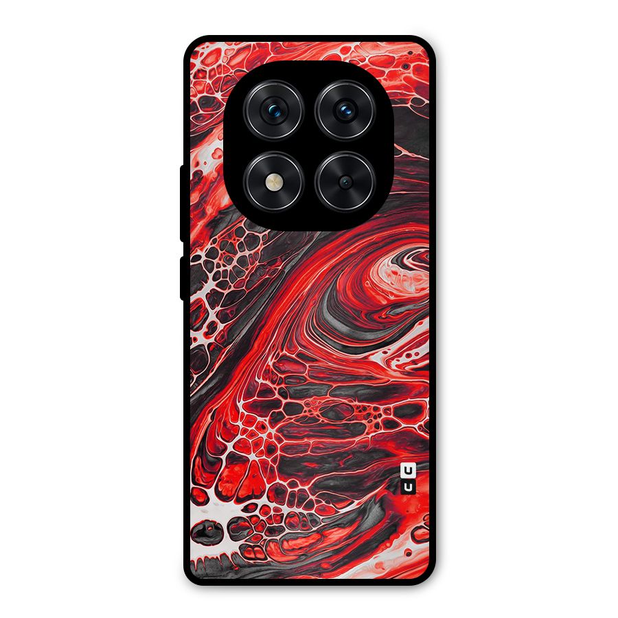 Abstract Pattern Gradient Marbled Metal Back Case for Redmi Note 14 Pro 5G
