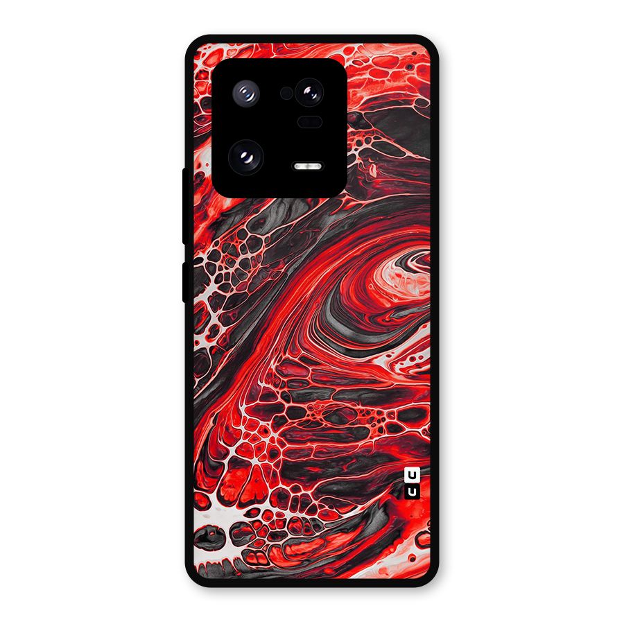 Abstract Pattern Gradient Marbled Metal Back Case for Xiaomi 13 Pro