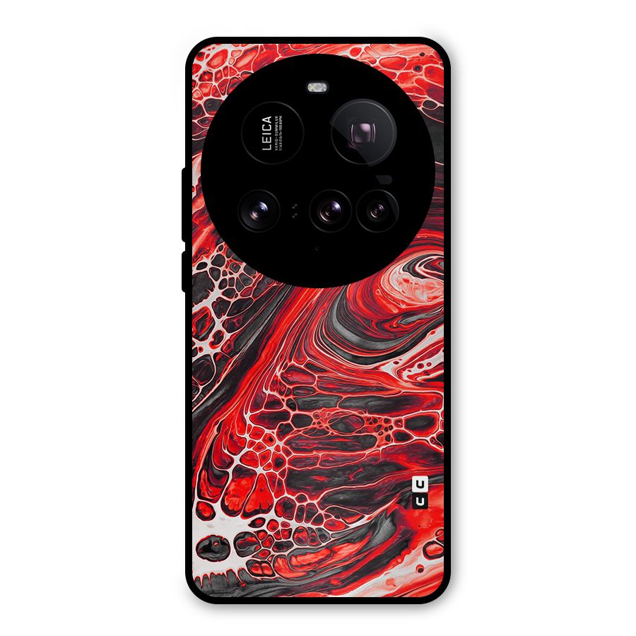 Abstract Pattern Gradient Marbled Metal Back Case for Xiaomi 15 Ultra