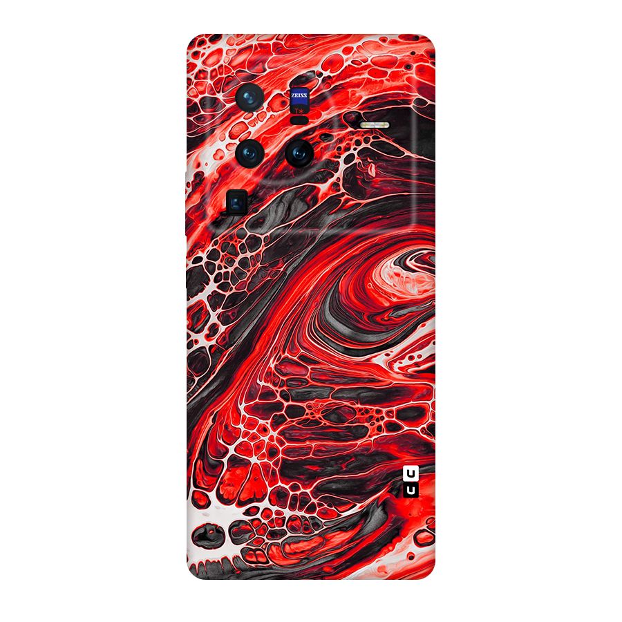 Abstract Pattern Gradient Marbled Original Polycarbonate Back Case for Vivo X80