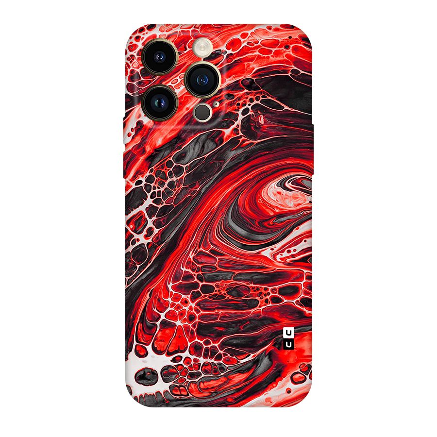 Abstract Pattern Gradient Marbled Original Polycarbonate Back Case for iPhone 14 Pro Max