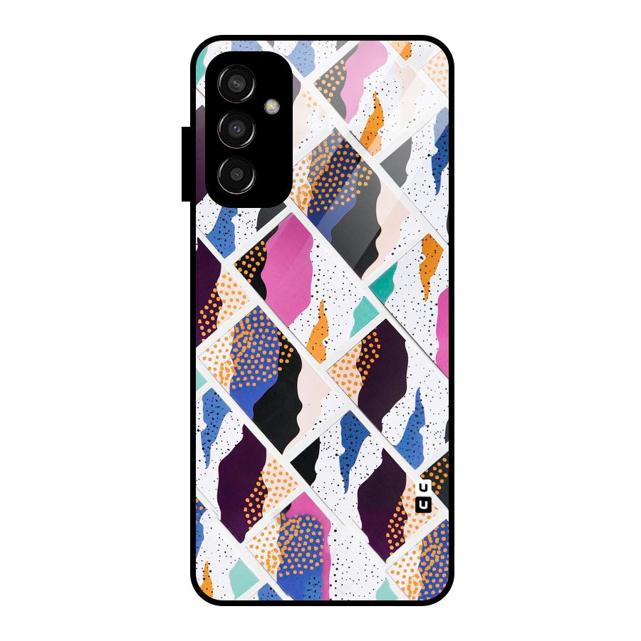 Abstract Polka Glass Back Case for Galaxy F13