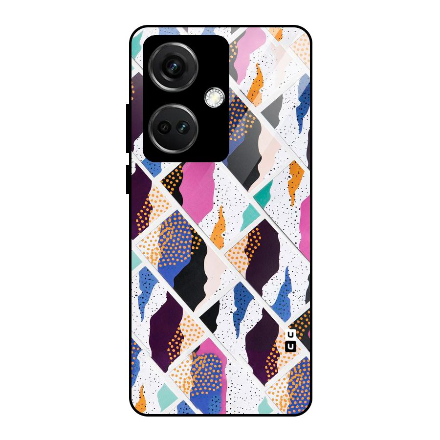 Abstract Polka Glass Back Case for OnePlus Nord CE 3 5G
