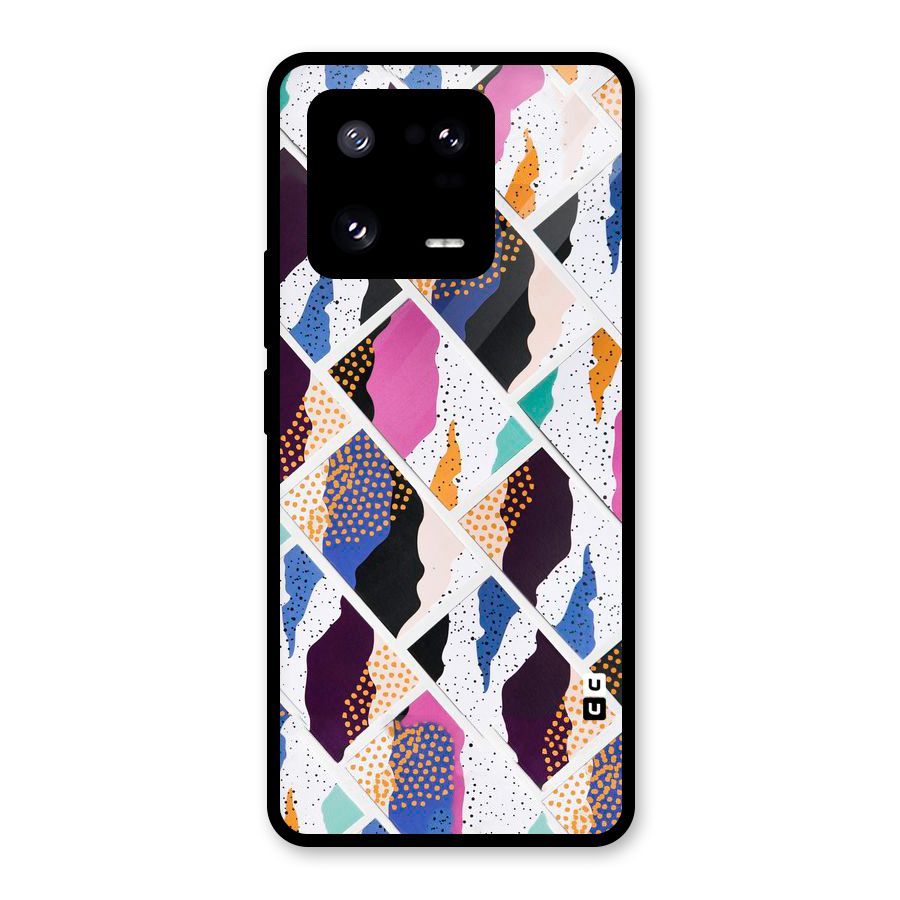 Abstract Polka Glass Back Case for Xiaomi 13 Pro