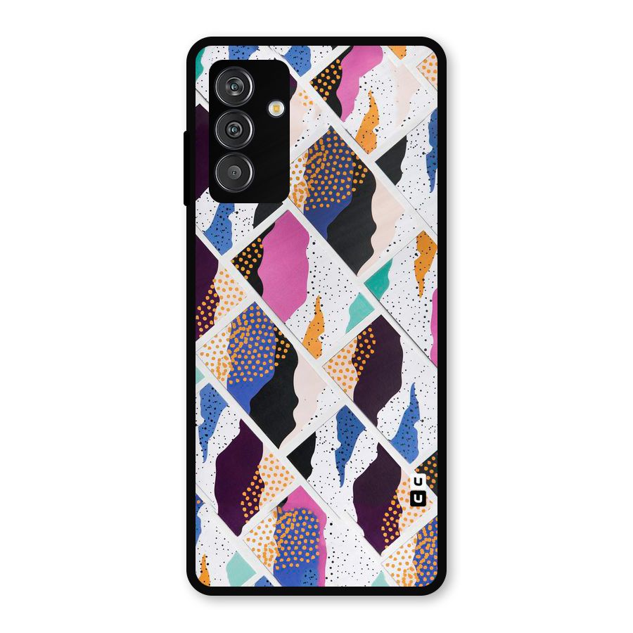 Abstract Polka Metal Back Case for Galaxy F13