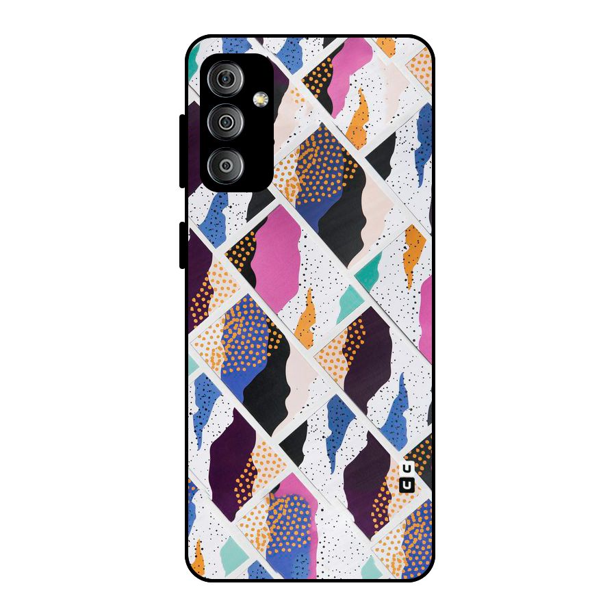Abstract Polka Metal Back Case for Galaxy F23