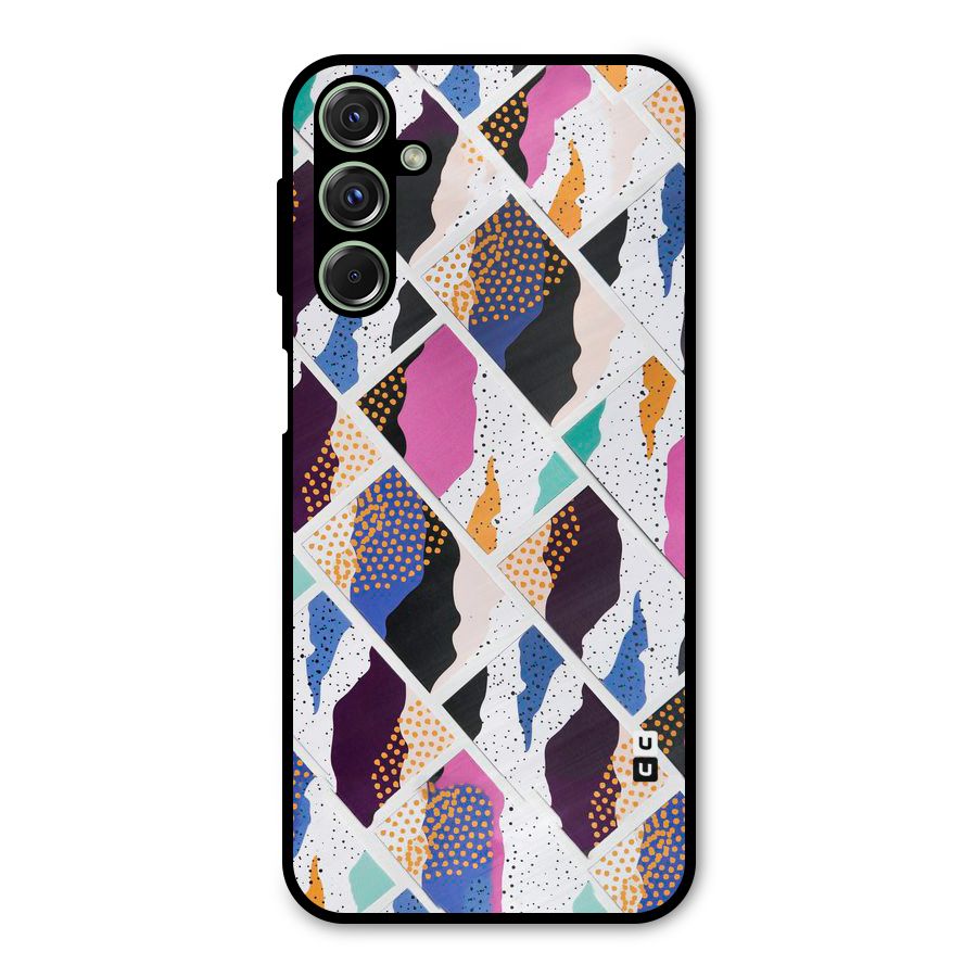 Abstract Polka Metal Back Case for Galaxy F34